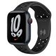 Apple Watch Nike+ Series 3 (GPS) Aluminium 38mm grau mit Sportarmband anthrazit/schwarz (MTF12ZD/A)
