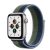 Apple Watch SE (GPS + Cellular) 40mm silber mit Sport Loop dunkelmarine (MYEG2FD)