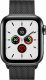 Apple Watch Series 6 (GPS + Cellular) 44mm Edelstahl silber mit Sportarmband weiß (M09D3FD)