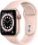 Apple Watch Series 6 (GPS + Cellular) 40mm Aluminium gold mit Sportarmband sandrosa (M06N3FD)