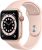 Apple Watch Series 6 (GPS + Cellular) 44mm Aluminium gold mit Sportarmband sandrosa (MG2D3FD)