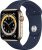 Apple Watch Series 6 (GPS + Cellular) 44mm Edelstahl gold mit Milanaise-Armband gold (M09G3FD)